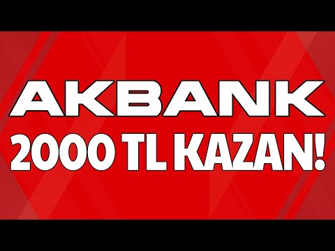 Akbank Yatırımsız Çekilebilir 2000 TL Kazan! | Akbank Davet Et Kişi Başı 100 TL Kazan! #airdrop