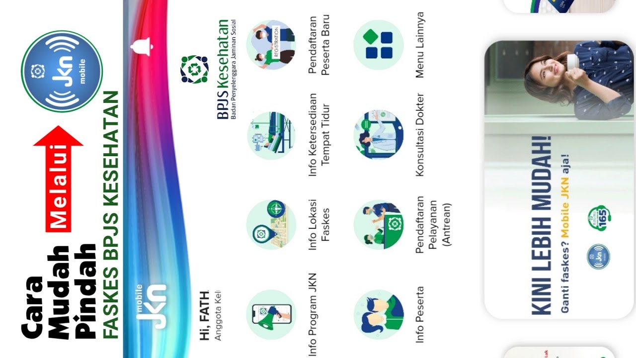 TUTORIAL CARA CEPAT PINDAH FASKES BPJS KESEHATAN DENGAN APLIKASI MOBILE