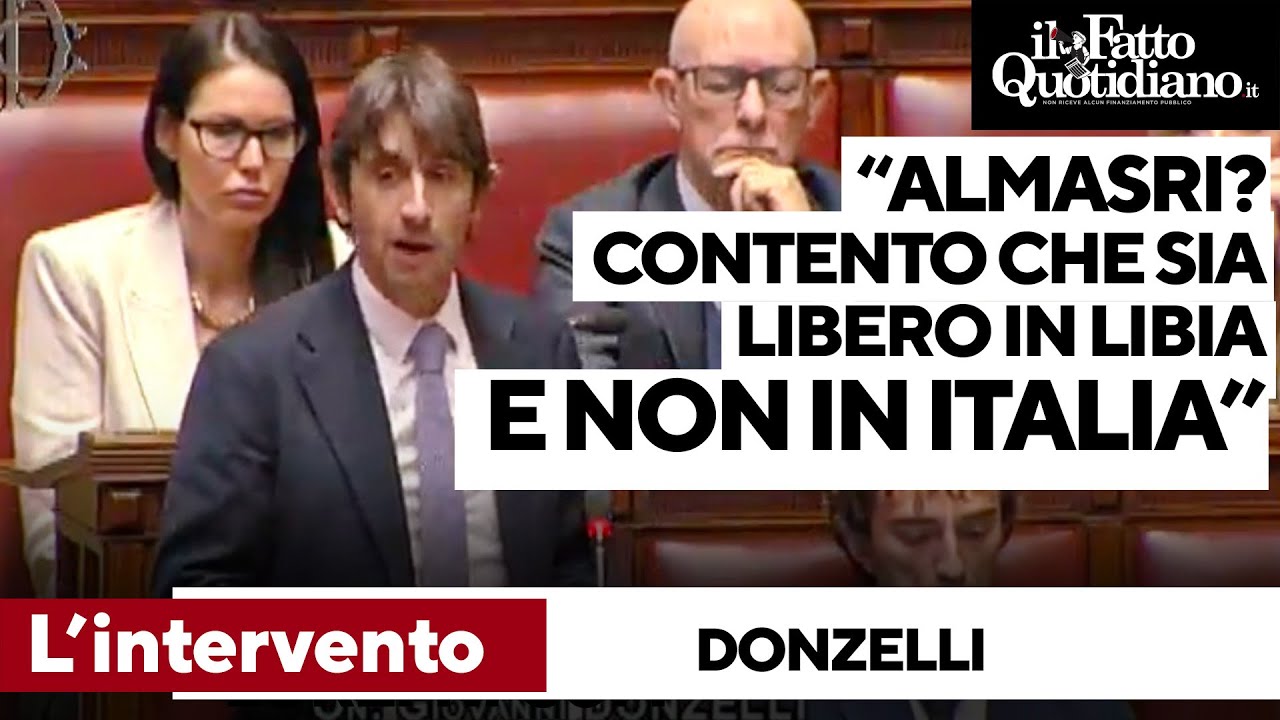 Il deputato di FdI Donzelli si dice 