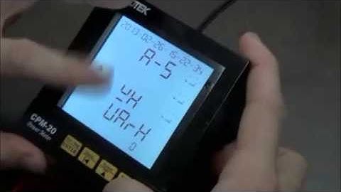 ADTEK FAQ CPM-20 Series: Reset total power values instructions 累積電量清除操作說明