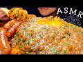 【咀嚼音】夜食の納豆盛り盛り豚キムチ炒飯!/ASMR/EatingSounds/Mukbang/먹방