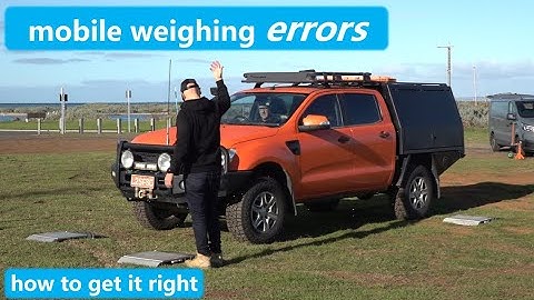 Mobile weighing operation - for customers and operators