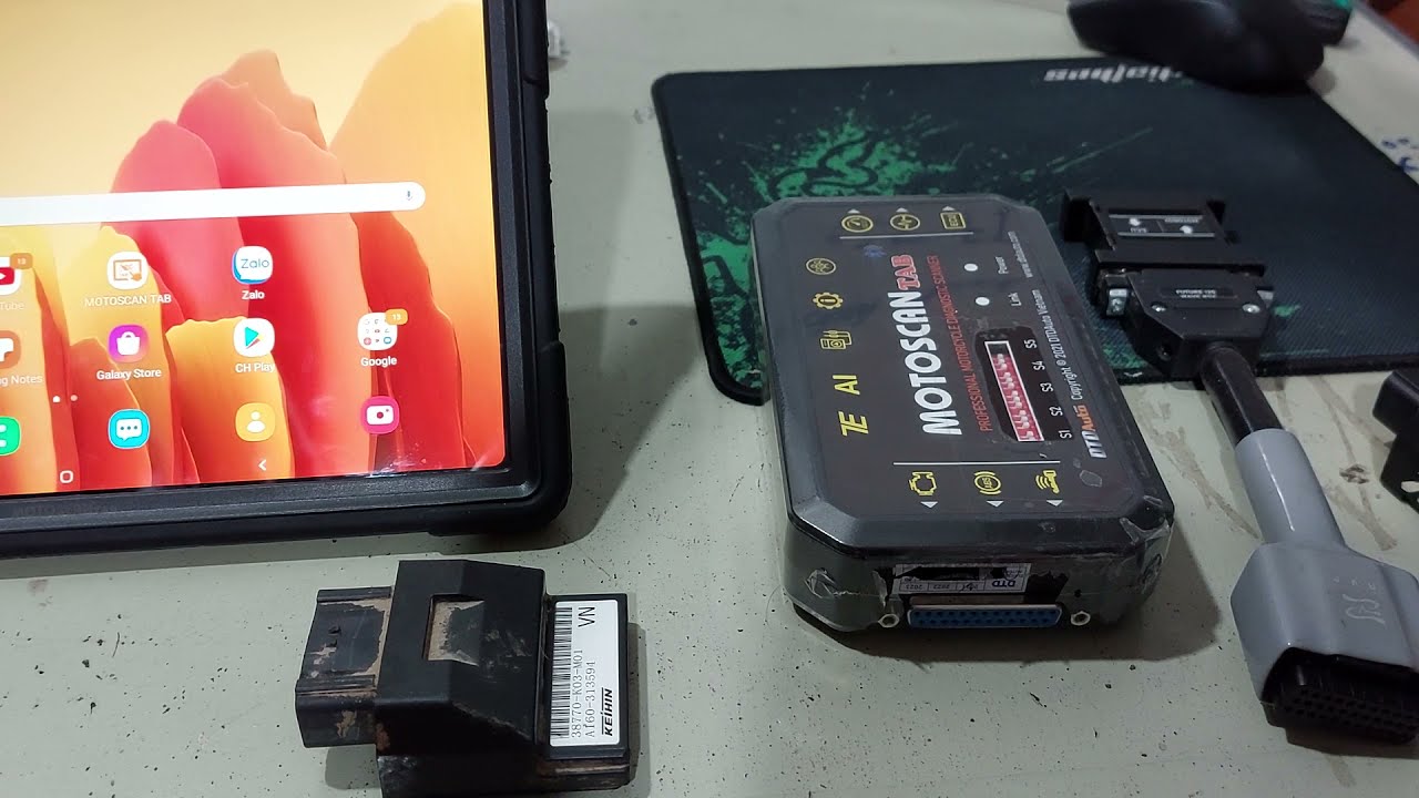 ECM BỊ LỖI AE CÓ CHẮC CHẮN KO?HÃY ĐỂ MOTOSCAN TAB LÀM VIỆC ĐÓ.