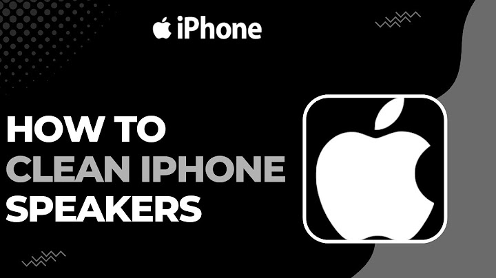 How to Clean iPhone Speakers !