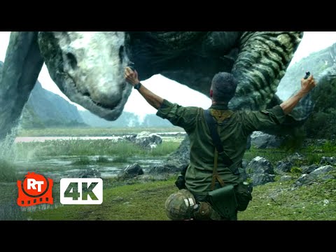 Kong Skull Island 2017 4K Cole S Sacrifice Scene Movieclips