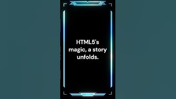 Thumbnail of The HTML5 song -- Generated by AI -- Full song link in description || ManojWeb
