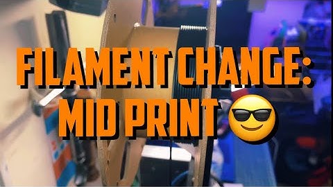 Ender 3 | Ender 3 Pro: How to change filament mid print
