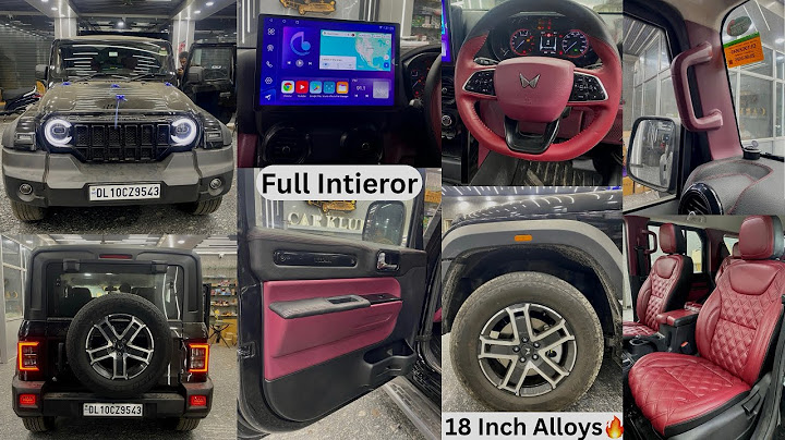 Thar Roxx Mx1 Convert To Ax7L Fully interior🔥 | 2025 Thar Roxx Modification