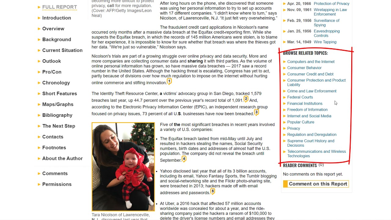 CQ Researcher tutorial