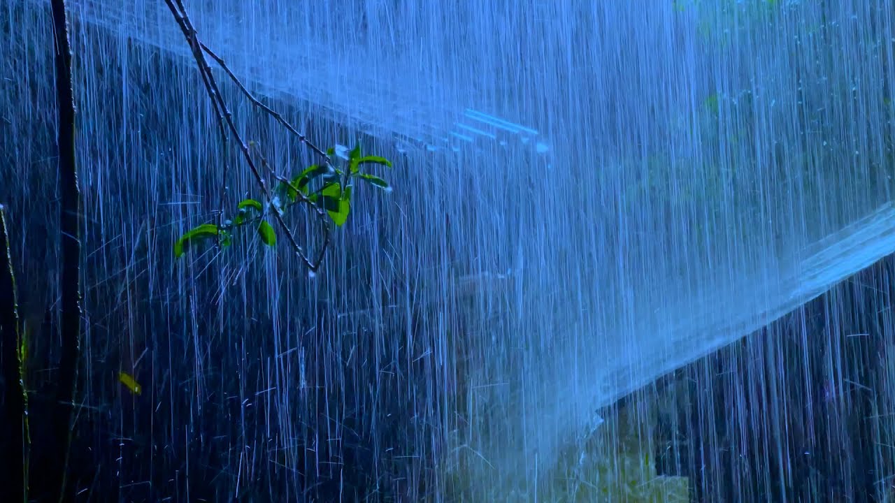HEAVY RAIN at NIGHT for Fall Asleep With The Soothing Sounds Of Rain ...