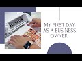 My First Day as a Small Business Owner | Planner Sticker Shop