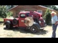 1938 IHC International Harvester One Ton Dually Green Diamond Engine