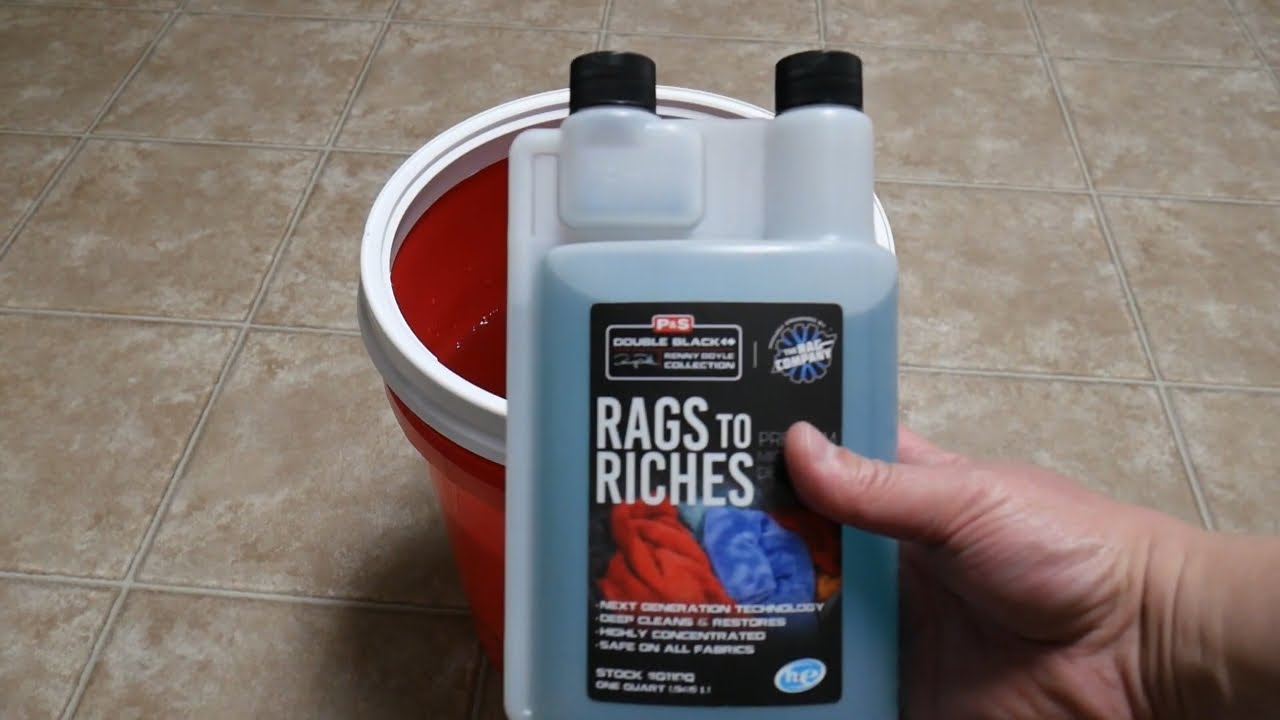 Rags to Riches Microfiber Detergent ( The Rag Company + P&S ) 