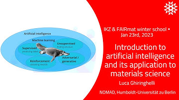 Luca Ghiringhelli: Introduction to artificial intelligence and its application to materials science