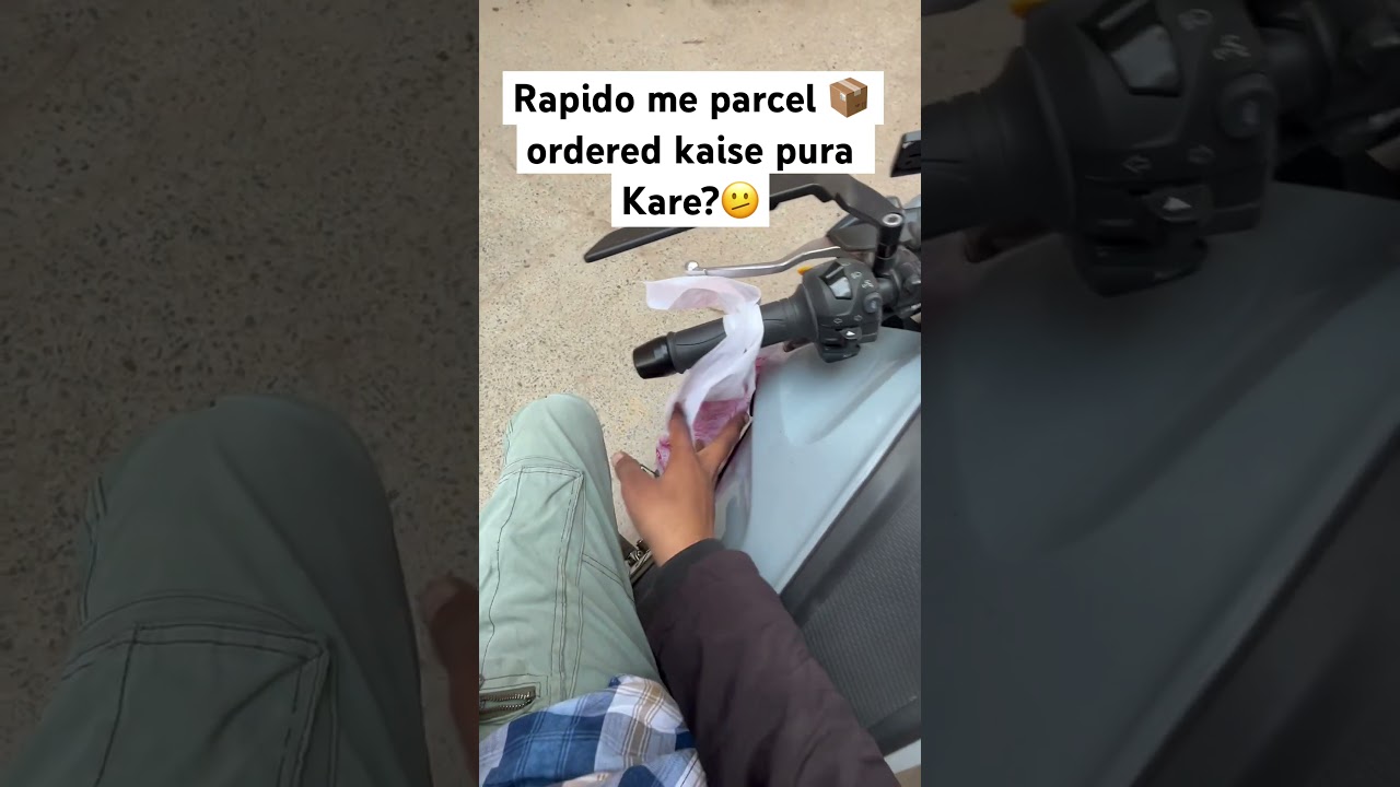 Rapido me parcel 📦 order kaise pura kare ?🫤/how to complete parcel 📦 delivery in rapido app?🫤