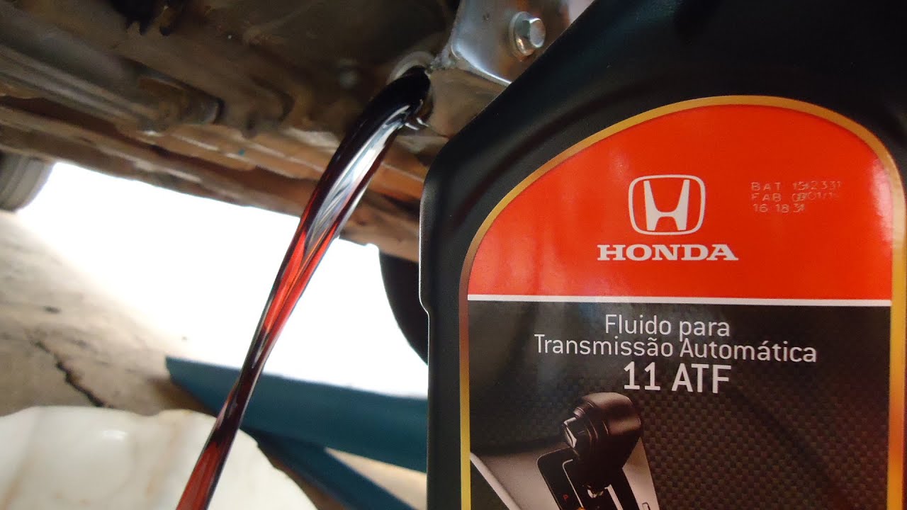 Troca do fluído da transmissão automática do Honda City,Fit 2010.