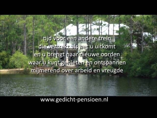 Verbazingwekkend Geniet van je pensioen gedichten over genieten - YouTube SQ-02