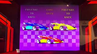 Atari 1986 Super Sprint arcade at Funspot￼