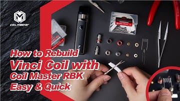 How to Rebuild Vinci Coil with Coil Master RBK | Rewick Tutorial