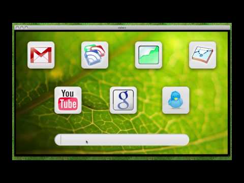 Customized fullscreen interface for my 10-inch netbook