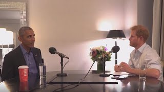 Obama jokes with Prince Harry before BBC interview screenshot 5