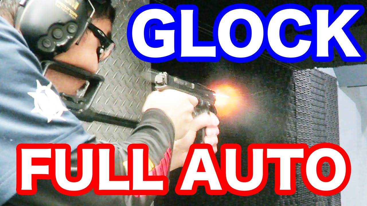 実弾射撃 グロック18C? (G34改)フルオート射撃@ラスベガス マック堺の