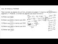 COMO CONTAR PÁGINAS E ALGARISMOS. QUESTÃO 15.