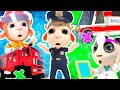 Rescue Team Adventures | Dolly and Friends Run Away From Little Cop | Firefighter and Doctor Here!