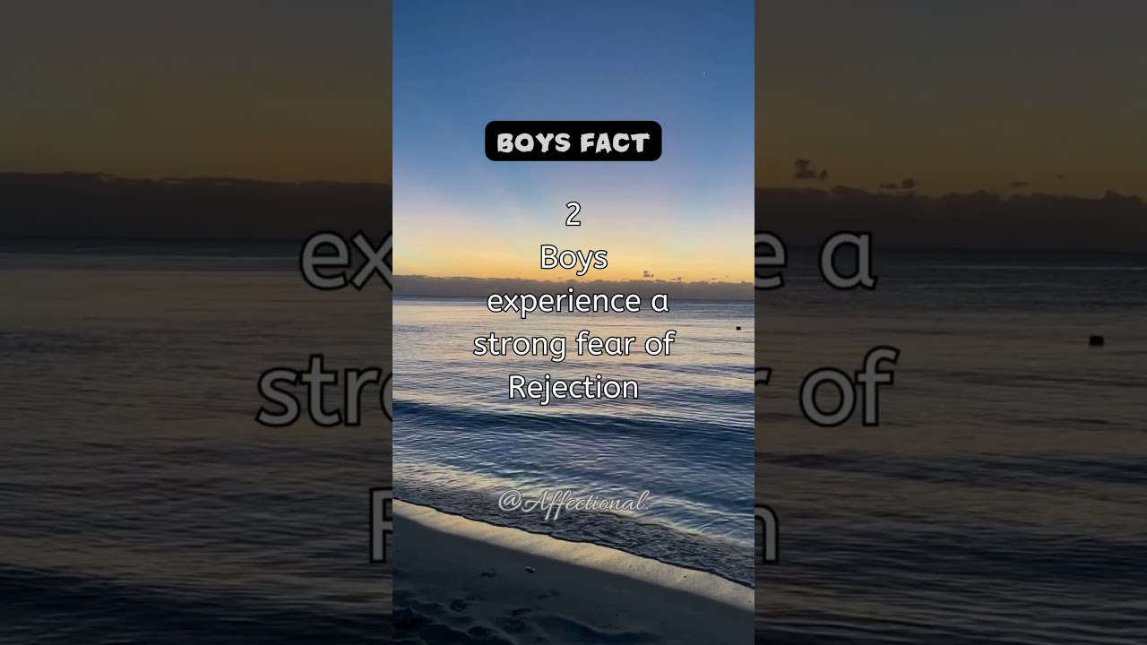Shocking Facts About BOYS 💕