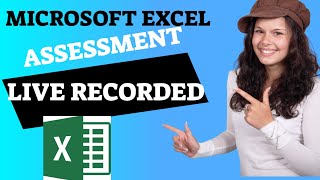 Microsoft Excel Assessment  for Job Interview Live Recorded | Watch Me Do My Excel Test screenshot 5