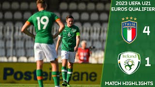 HIGHLIGHTS | Italy U21 4-1 Ireland U21 - 2023 UEFA U21 Euros Qualifier