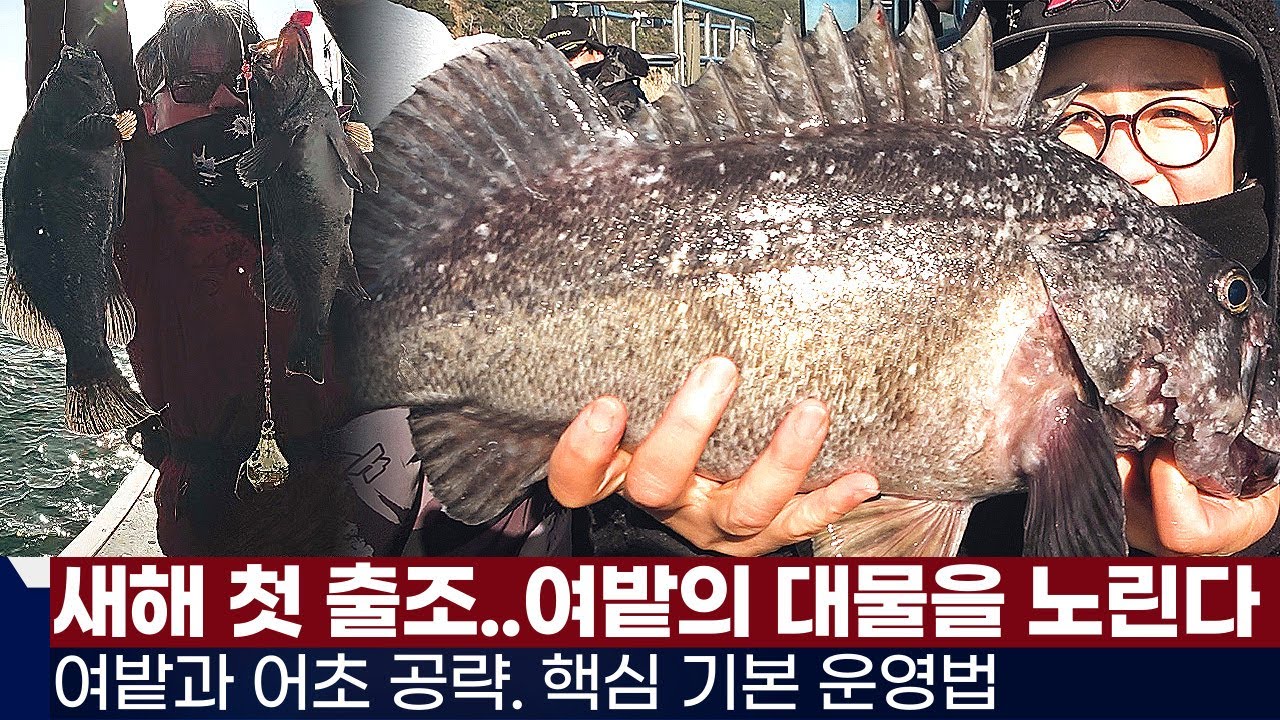 [풍낚TV] 새해 첫 출조/여밭.어초.침선 공략방법/핵심 기본 운영법/겨울철 우럭낚시 필수영상/군산 세븐호/Rockfish fishing