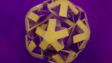 Icosahedra Knot Ball Animation | Blender 2.8 Eevee