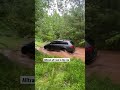 Volkswagen off-roading in a puddle and heavy rain #shorts #cars #vw #offroad