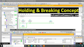 Holding & Breaking Concept in PLC - Industrial Automation Concepts