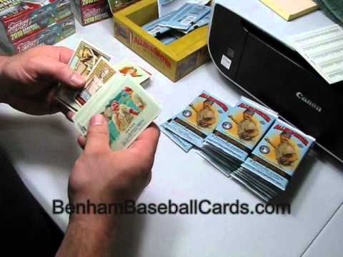 2010 Allen & Ginter 3rd Hobby Box Break 11-21-10.wmv