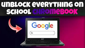 HOW TO UNBLOCK EVERYTHING ON SCHOOL CHROMEBOOK!