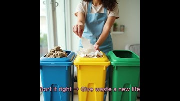 Sort Your Waste, Save Our Planet #Recycle #WasteSorting #EcoTips #GreenFuture #Shorts #Viral