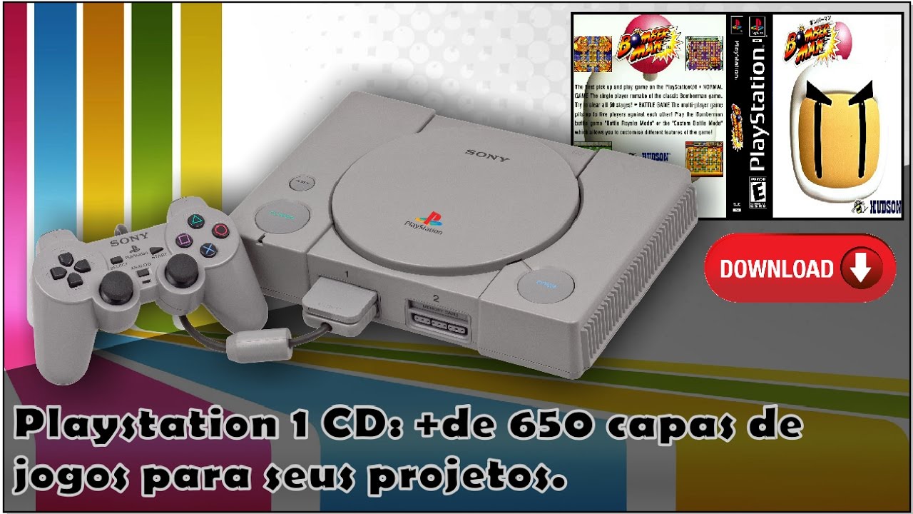Playstation 1 CD: +de 650 capas de jogos para seus projetos. - YouTube