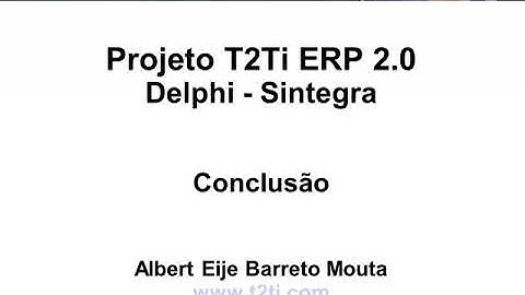 T2Ti ERP 2 0   Delphi   Sintegra   09 Conclusao