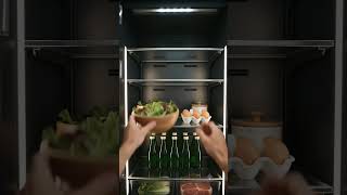 Luxury Fridge Organization | Aesthetic Healthy Food Storage & Juice Setup 🥗🍊 #fridgerestock