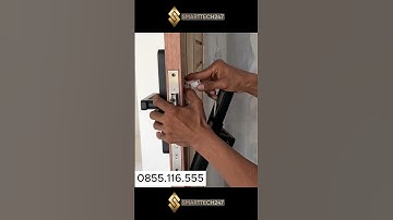 Hướng dẫn cách lắp đặt khóa cửa vân tay Kitos KT - V1 từ A đến Z dễ dàng #khoacuachongtrom