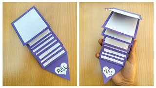 DIY Water Fall Card For Multiple Message🌸✨ l Rainbow Water Fall Greeting Card l Handmade Card Idea💜