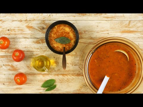 מרק עגבניות עם אורז