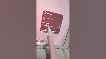 try this relaxing hack on your ipad! ♡🎀 background sounds | available on iPhone as well #ipad