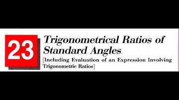 Ex23A Q11 Class 9 ICSE TRIGONOMETRY SELINA Solutions concise mathematics solutions Class 10 CBSE