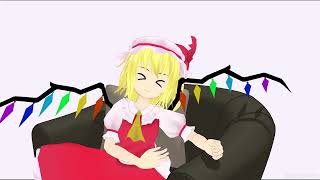 Flandre Hits Remilia with a Pringles Can and it Makes a Funny Noise (MMD)