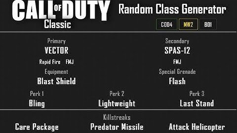 MW2 - Favela Free-For-All (16-3) Random Class Generator #38 [2020]