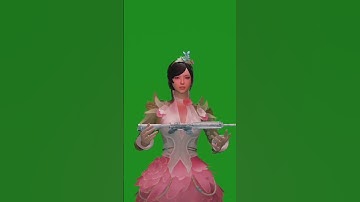 forest elf 3d animated character for overlay #3d #3dcharacter #animation #bgmi #m416 #m416glacier