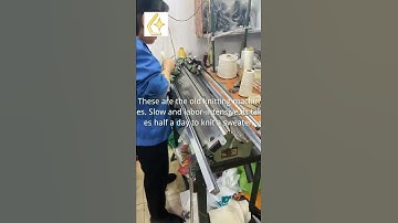 Old knitting machine sweater manual control